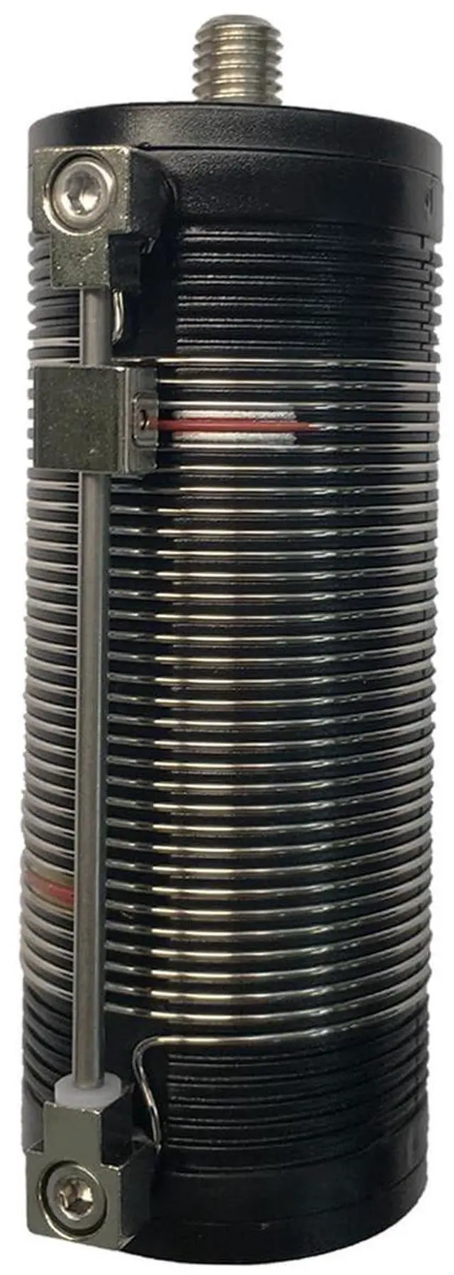 Alt view image 2 of 5 - JPC-12 HF Antenna for Ham Radio 7MHz-50MHz 8-Band Portable Vertical Antenna with Slide Regulator 40m-6m Shortwave Antenna for POTA SOTA Outdoor Use QRP Compatible