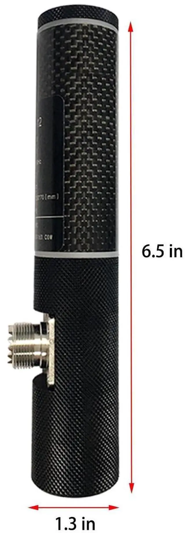 Alt view image 4 of 5 - JPC-12 HF Antenna for Ham Radio 7MHz-50MHz 8-Band Portable Vertical Antenna with Slide Regulator 40m-6m Shortwave Antenna for POTA SOTA Outdoor Use QRP Compatible