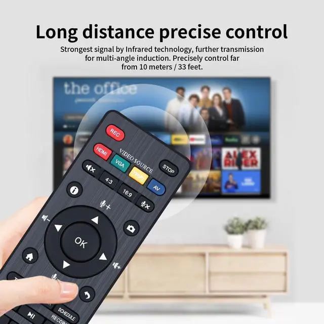 Alt view image 3 of 4 - SJUIF Replacement Remote Control for ClonerAlliance Box Pro Video Recorder CA-998P