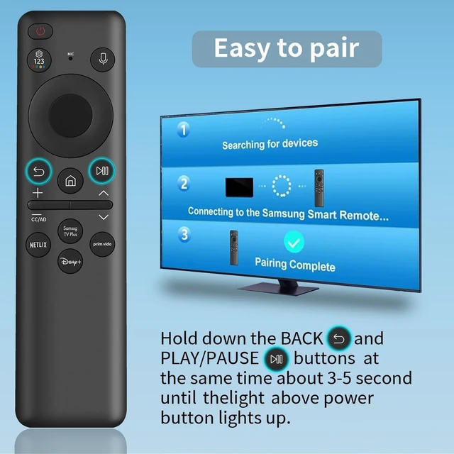 Alt view image 4 of 5 - New BN59-01432A TM2360E Solar Smart Voice Bluetooth Remote Control