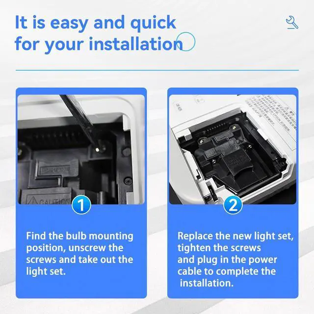 Alt view image 5 of 5 - ZMSTLAMP NP21LP Original Quality for NEC NP-PA500U NP-PA500X NP-PA5520W NP-PA600X PA500U PA550W PA600X NP-PA550W PA500X Projector Replacement Lamp Bulb