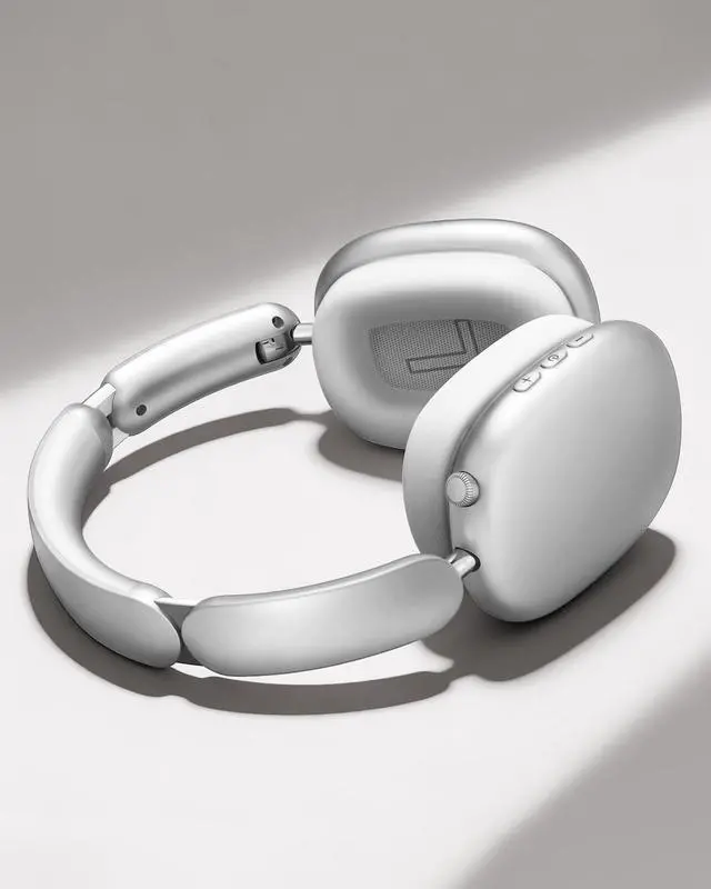 Alt view image 2 of 5 - Wentronic Y02 Active Noise Cancelling Headphones, Wireless Over-Ear Bluetooth 5.4 Headphones with Microphone, 60H Playtime, Hi-Res Audio, Big Bass, Foldable Lightweight for Travel Home Office,