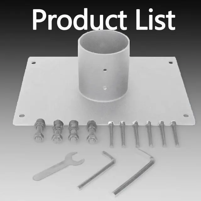 Alt view image 2 of 5 - Silver Mount Adapter for Starlink Gen 3,Mounting Kit Compatible with Starlink Gen 3 Internet Kit Satellite,Roof Router Mount Accessories Intended for Starlink