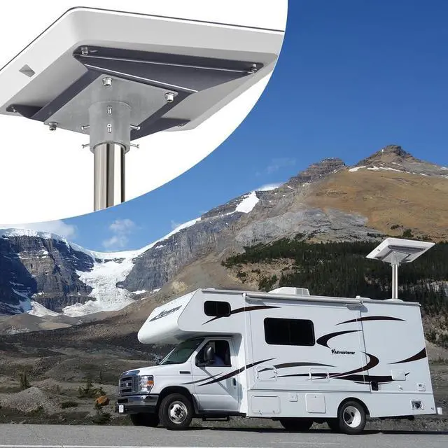Alt view image 5 of 5 - Silver Mount Adapter for Starlink Gen 3,Mounting Kit Compatible with Starlink Gen 3 Internet Kit Satellite,Roof Router Mount Accessories Intended for Starlink