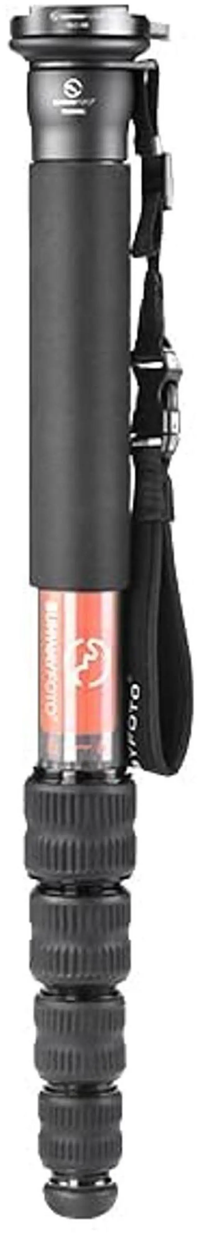 Alt view image 2 of 5 - SUNWAYFOTO M3650C + M3650C+DLC-58 CF Monopod 36mm Top Section 10kg 22lb Max Load Carbon Fiber 1/4" / 3/8" Super Portable + Arca Compatible Lever Lock Clamp