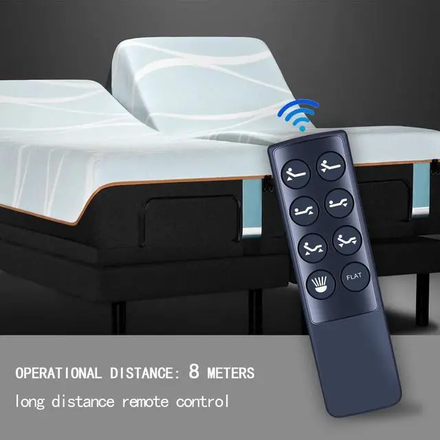Alt view image 3 of 5 - PZL Replacement Adjustable Bed Remote Control fit for Leggett and Platt White K-120 Flex Raven, for Ease Serta Motion Essentials 1.0, for Motion Perfect 1.0, for Nuflex Softide Ergomotion 400 Series