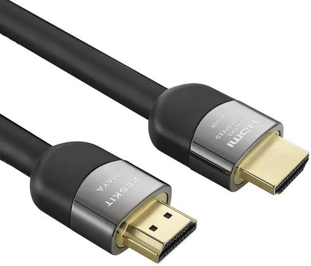 Alt view image 5 of 5 - Zeskit Certified 2.1 8K HDMI Cable 48Gbps 4K120Hz Compatible with Soundbar eARC HDR10 VRR Dolby Vision Atmos HDCP 2.2 2.3 PS5 Xbox Series X Apple TV Roku (Ultra High Speed, Maya CL3 In Wall Long 23