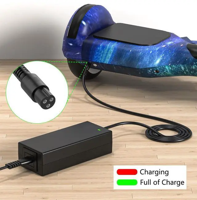Alt view image 4 of 5 - VHBW 42V 2A Charger Compatible with Gyroor G13 G2 G5