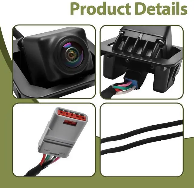 Alt view image 4 of 5 - Rear View Backup Camera Compatible with GMC Terrain 2018-2023 Replacement 23188736