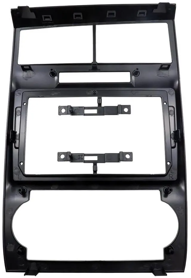 Alt view image 5 of 5 - DKMUS Radio Stereo Bezel for Dodge Charger Magnum Dash Installation Mount Trim Kit Fits 9" and Double Din
