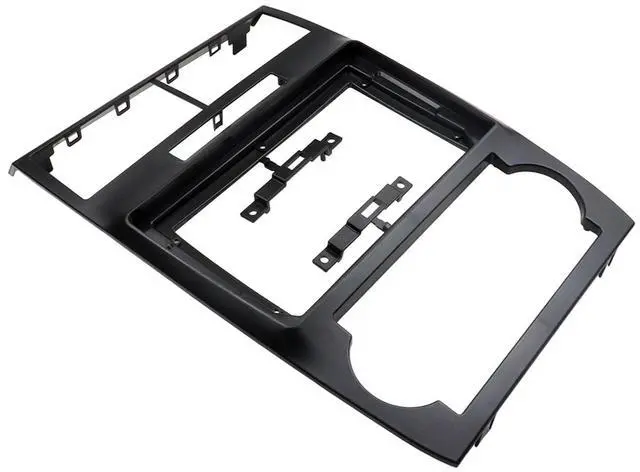Alt view image 4 of 5 - DKMUS Radio Stereo Bezel for Dodge Charger Magnum Dash Installation Mount Trim Kit Fits 9" and Double Din