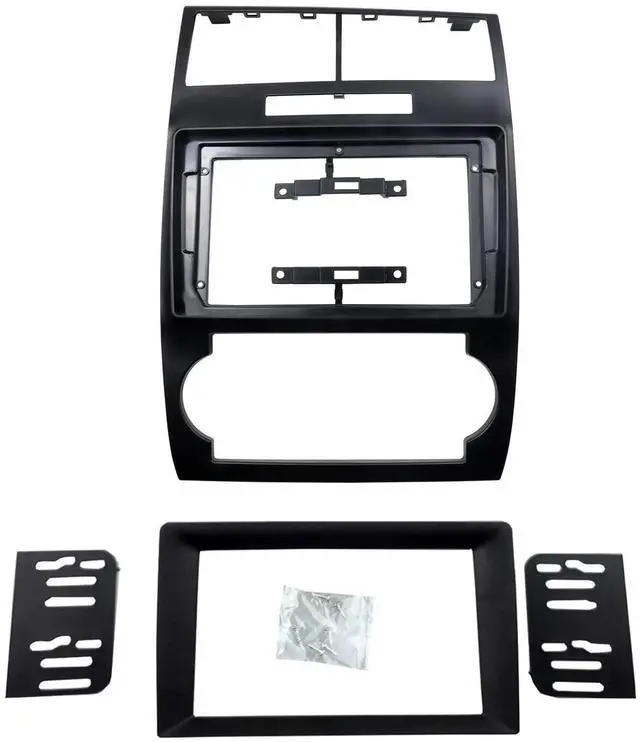 Main image of DKMUS Radio Stereo Bezel for Dodge Charger Magnum Dash Installation Mount Trim Kit Fits 9" and Double Din