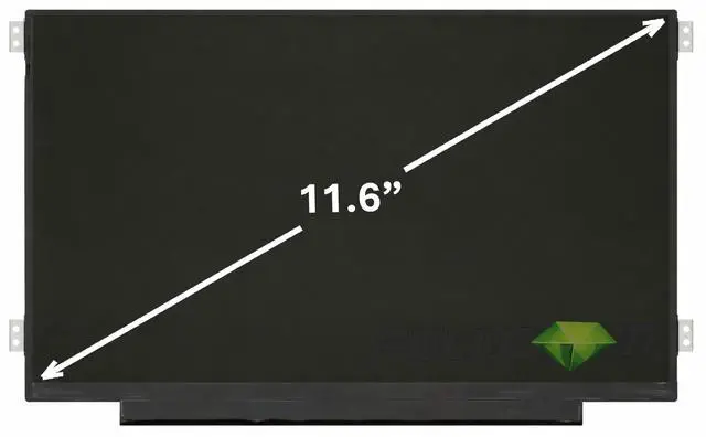 Alt view image 3 of 5 - FULLCOM New LCD Replacement Screen HD 1366x768 (Non Touch) 11.6 Inch for HP Chromebook 11 G3 G4 G4 EE G5 G6 G7 (Side Brackets) 30 Pin for Laptop/Display/Screen/LCD Application