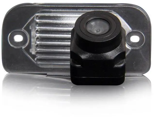 Main image of Navinio Waterproof Backup Camera Color Car Rear View Camera 170 Degree Viewing Angle License Plate with Night Vision for Mercedes C E CLS class W203 W211 W219 W209 (No. 4 size 30*62mm Up round Edge)