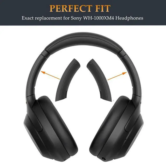 Alt view image 2 of 5 - WH-1000XM4 Slider Covers as Same as the OEM XM4 Side Cover Accessories Replacement Parts Compatible with Sony WH-1000XM4 Noise Cancelling Headphones (Black)