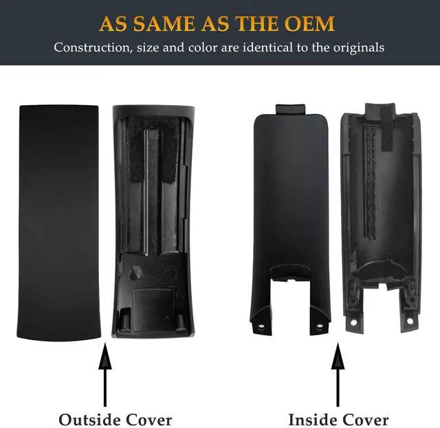 Alt view image 3 of 5 - WH-1000XM4 Slider Covers as Same as the OEM XM4 Side Cover Accessories Replacement Parts Compatible with Sony WH-1000XM4 Noise Cancelling Headphones (Black)