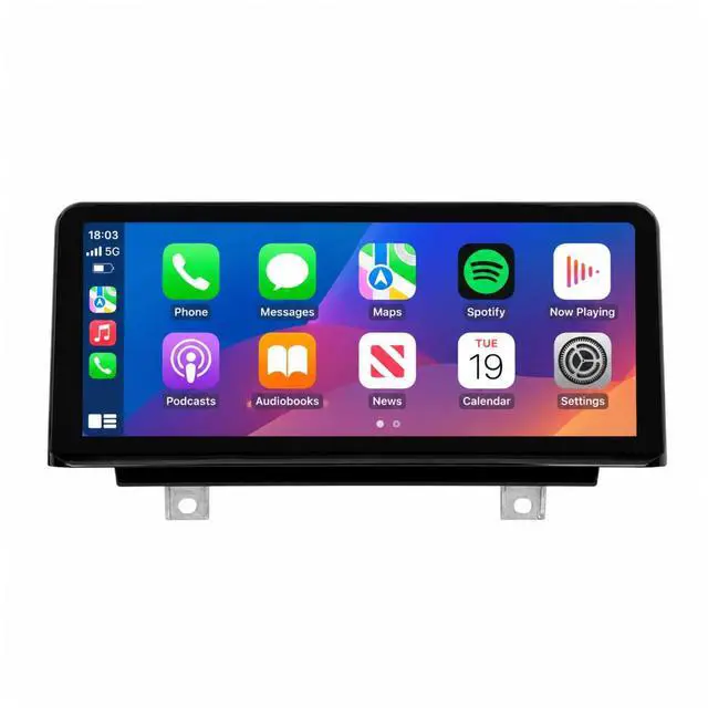 Main image of XMOLINK 10.25" Compact Modern CarPlay & Android Auto Display for BMW X1 2016-2017 NBT, Linux Touchscreen Upgrade Screen, F48, iDrive Retained