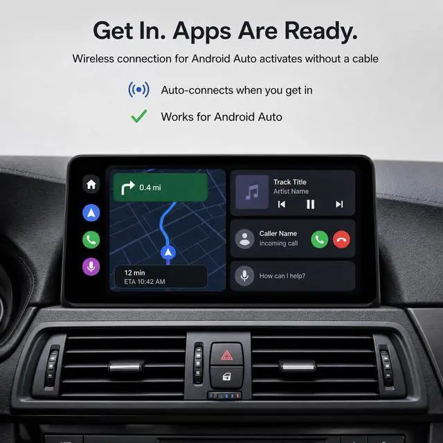 Alt view image 5 of 5 - XMOLINK 10.25" Compact Modern CarPlay & Android Auto Display for BMW X1 2016-2017 NBT, Linux Touchscreen Upgrade Screen, F48, iDrive Retained