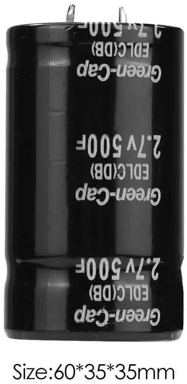 Alt view image 3 of 4 - JUNJIAHUAYUE 10x 2.7V 500F 35x60mm Automotive Rectifier Capacitors