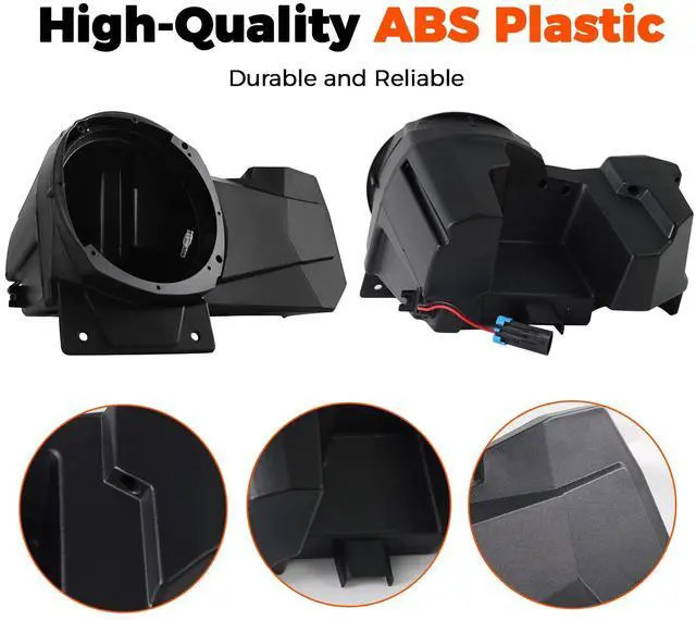 Alt view image 5 of 5 - HugeUTV Sport Speaker Enclosures for Polaris RZR XP 1000/XP 4 1000 2024 2025 2026+ Accessories, Support 6.5" Speakers Rear Seat Speaker Pods Mounts Brackets Holders