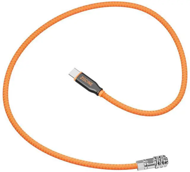 Alt view image 3 of 4 - ZGCINE USB-C to BMPCC Cable Dummy Battery Cable(Braided Wire for Blackmagic Pocket Cinema Camera 4K/6K Weipu 2 Pin Female to USBD PD Power Cable from V Mount Battery