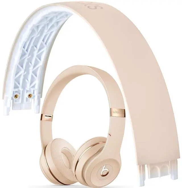 Alt view image 2 of 5 - Solo3 Headband Replacement Parts Accessories Solo 3 Head Band Top Repair Kit Compatible with Solo 3.0/Solo 2.0 Wired/Wireless (B0518/B0534) Headphones. (Stain Gold)