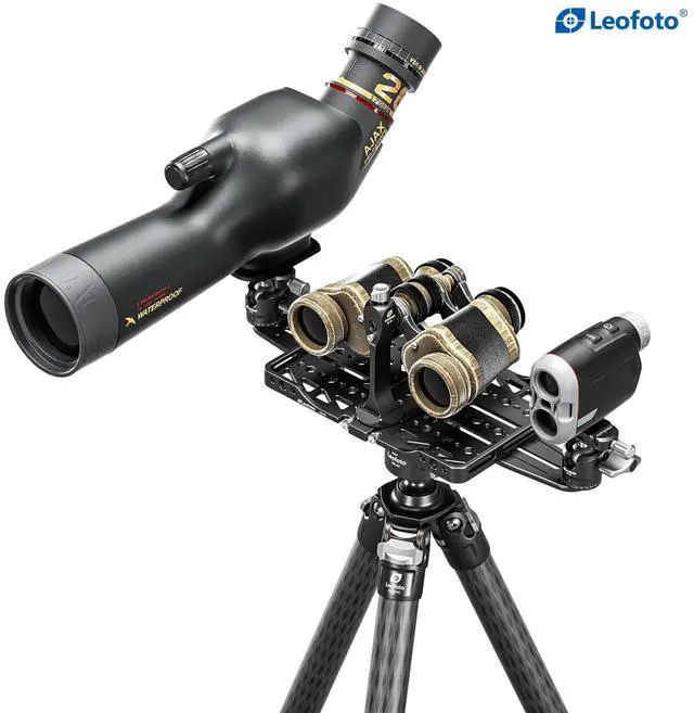 Alt view image 2 of 5 - LEOFOTO FDM-05 Foldable Tac Table ^^ Integrated Arca Rail ^^ 1/4" and 3/8"