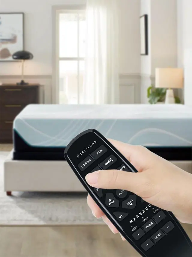 Alt view image 2 of 5 - RYQIF Replacement Remote Control fits iDealBed iQ5 Luxury Hybrid Mattress and Adjustable Bed Sleep System