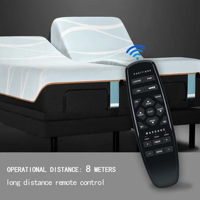 Alt view image 4 of 5 - RYQIF Replacement Remote Control fits iDealBed iQ5 Luxury Hybrid Mattress and Adjustable Bed Sleep System