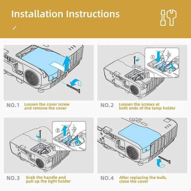 Alt view image 2 of 3 - Rembam BL-FP240E SP.78V01GC01 Replacement Original Projector Lamp Bulb for UHP240/0.8 Opto ma UHD50 UHD65 UHD51A UHD40 UHD51 UHD60 UHD300X UHD550X UHD400X UHD30 with Housing