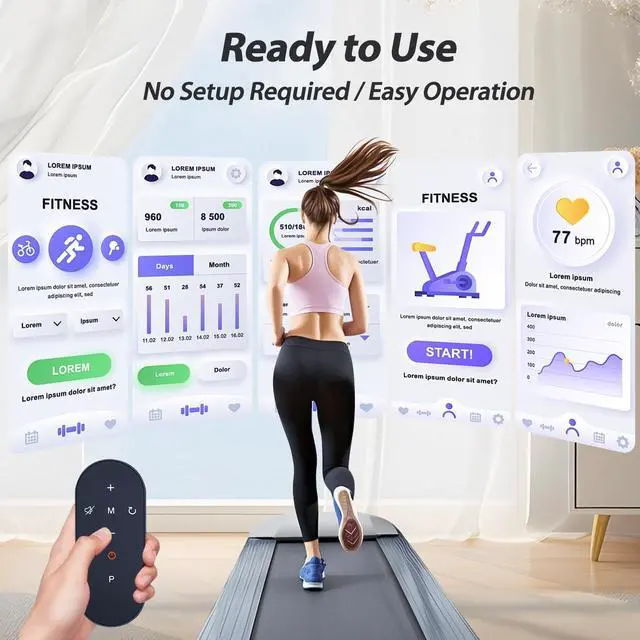 Alt view image 5 of 5 - WDZP New Walking Pad Replacement Remote Control fit for Goplus 3-in-1 Treadmill KBR-JK31, XMKEY XMK-Q25-3-WHITEOnly for White Treadmill