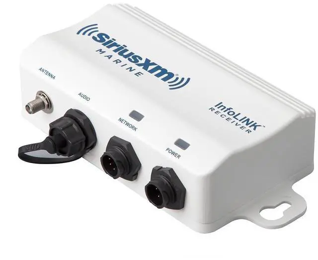 Alt view image 2 of 5 - Raymarine E70499, SR200 SiriusXM InfoLINK Receiver, White, Small