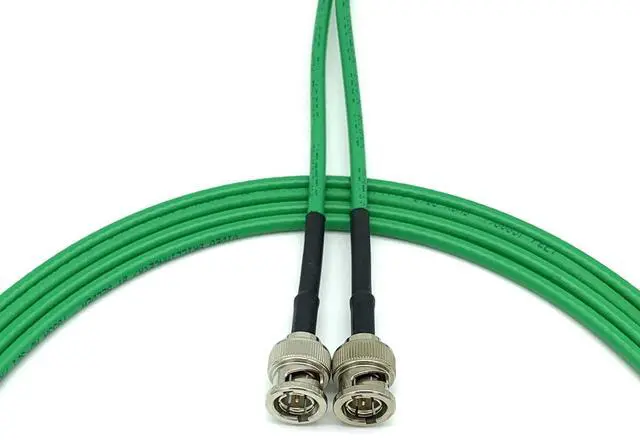 Main image of AV-Cables 3G/6G HD SDI Mini RG59 BNC Cable - Belden 1855a (15ft, Green)