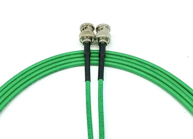 Alt view image 2 of 3 - AV-Cables 3G/6G HD SDI Mini RG59 BNC Cable - Belden 1855a (15ft, Green)