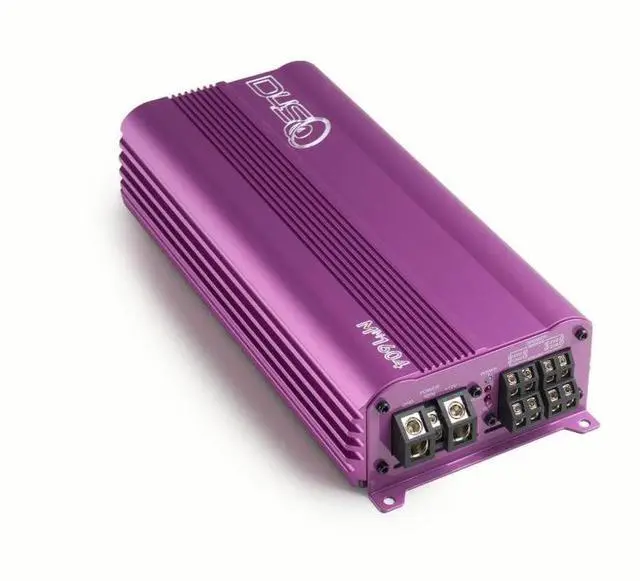 Main image of Down4Sound MM1604 Mini Maxx Purple 600W RMS Mini 4-Channel Car Audio Amplifier