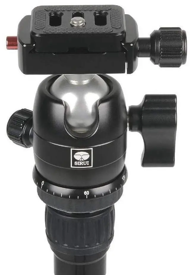 Alt view image 3 of 5 - SIRUI T-0S Series Travel Tripod with B-00 Ball Head (T-005SK+B-00K)