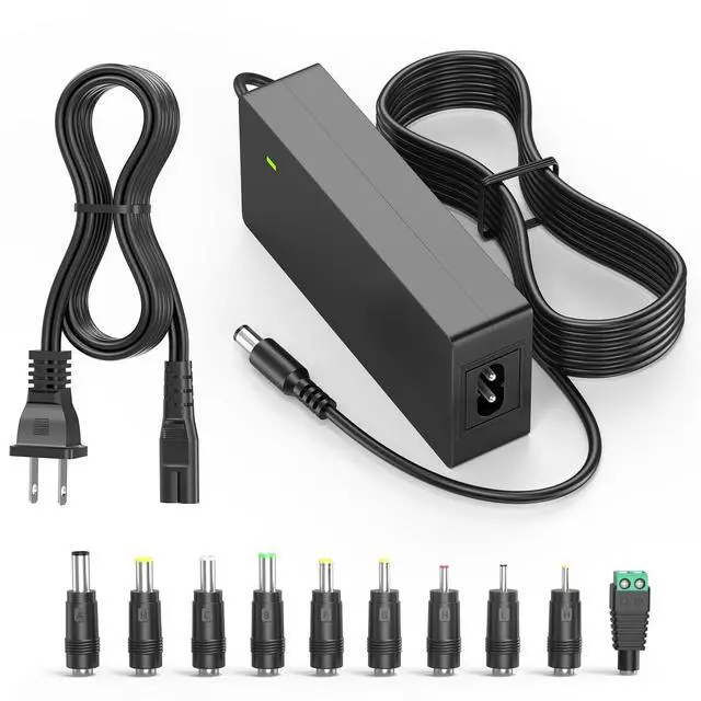 Main image of 19V 6.3A 5A 4A 3A 120W Charger with 10 DC Jacks Power Cord,PERFEIDY DC in Adapter 19Volt 5.5A 4.5A 3.5A 2.5A 1.5A 1A 0.5A 6300mA 6000mA 5000mA 4000mA 1000mA Power Supply