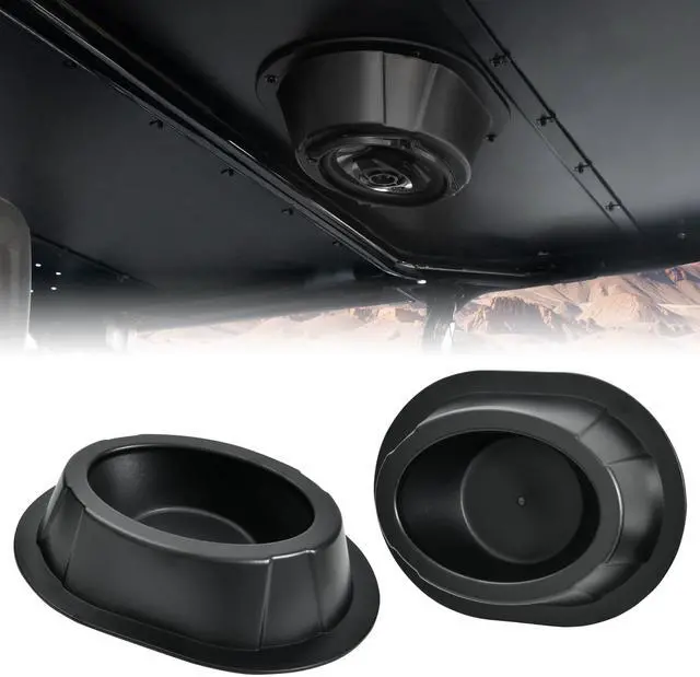Main image of POKIAUTO 2PCS Universal Oval Speaker Pods Enclosures Boxes Holder, for 6" x 9" Speakers Compatible with UTVs, RVs, Cars, Boats, Trunks, Trailers, for 12" x 15" Surface Mount with Gaskets