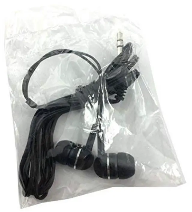 Alt view image 4 of 5 - SmithOutlet 100 Pack Low Cost Earbuds in Bulk ^^ Model SG-ID3-100 ^^ Wired 3.5 MM Jack Connectivity ^^ for Schools, Classrooms, Students, Libraries