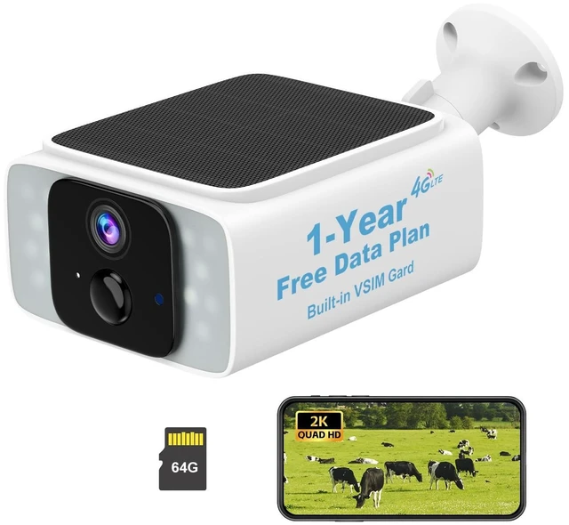 Main image of 25HOURS 4G LTE Cellular Security Camera with 1st Year Free Data