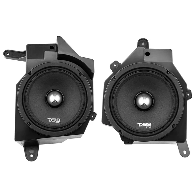 Alt view image 4 of 5 - DS18 JP6NEO.FR Plug and Play Dash Enclosure Upgrade with Speakers 6.5" Compatible with Jeep JL/JLU and JT Left and Right - Pair