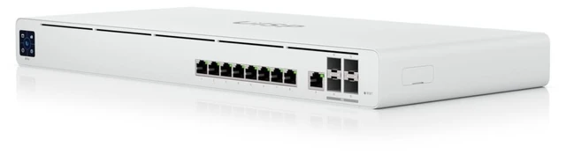 Alt view image 3 of 5 - UBIQUITI UISP Router Professional, (9) GbE RJ45 ports, (4) 10G SFP+ ports