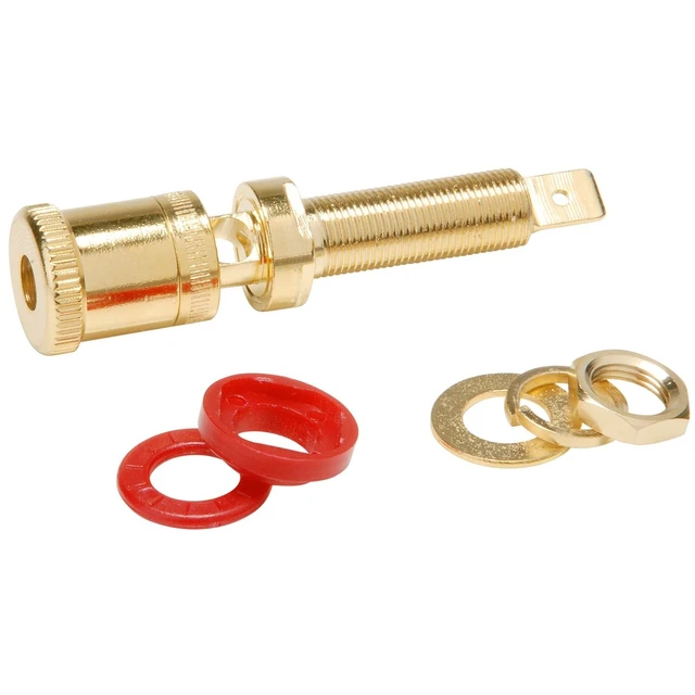 Alt view image 2 of 2 - Dayton Audio BPP-G Premium Binding Post Banana Jack Pair Gold