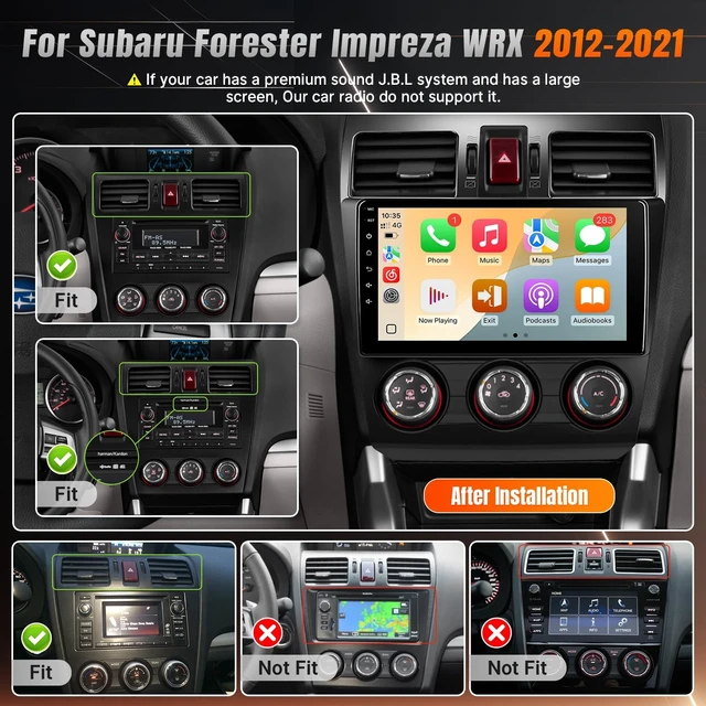 Alt view image 2 of 5 - Linux Car Radio for Subaru Forester 2014-2016 Impreza 2012-2014 WRX 2015