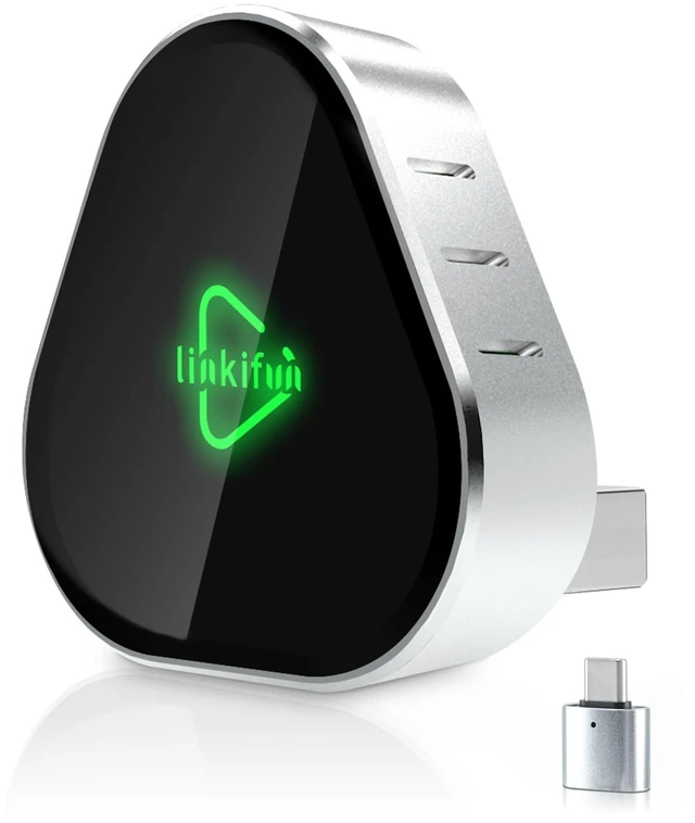 Main image of Wireless Carplay Adapter, Compatible with Apple iPhone iOS 10+ Android 11+, Plug & Play, Compact Design for iPhone & Android with USB-A/Type-C Port