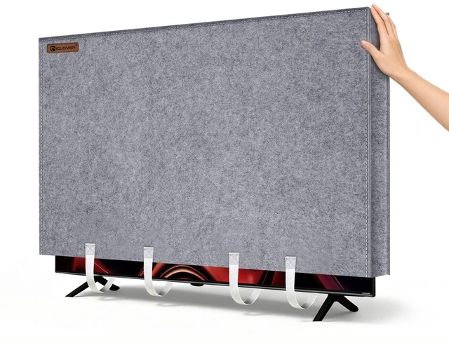 Main image of IC ICLOVER TV Cover for Moving, 70"-75" Tear Resistance Thick Felt TV Cover
