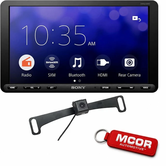 Main image of Sony XAV-AX8100 8.95" Media Receiver with Apple CarPlay, Android Auto, WebLink Cast + Backup Camera Bundle