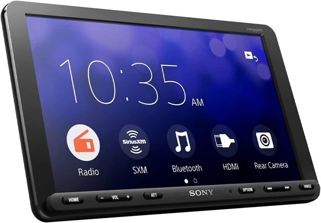 Alt view image 2 of 5 - Sony XAV-AX8100 8.95" Media Receiver with Apple CarPlay, Android Auto, WebLink Cast + Backup Camera Bundle