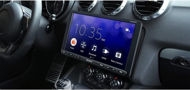 Alt view image 4 of 5 - Sony XAV-AX8100 8.95" Media Receiver with Apple CarPlay, Android Auto, WebLink Cast + Backup Camera Bundle