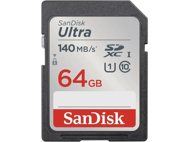Alt view image 3 of 3 - Sandisk Ultra SDXC 64GB 80MB/S C10 Flash Memory Card (SDSDUNC-064G-AN6IN)